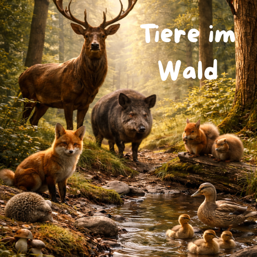 Tiere im Wald BILD